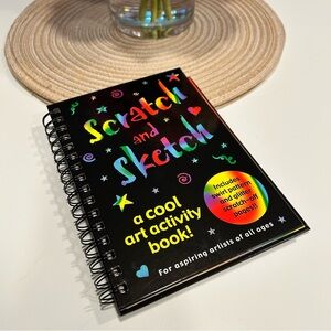 scratch and sketch: a cool art activity book 🎨